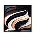 Картина Оранжевый ветер масло рельеф 2020 год Баженова Н. А. 30 x 40 см anastatica.ru Картины