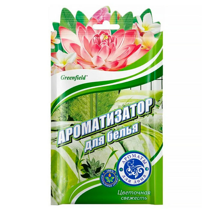 Ароматизатор саше Цветочная свежесть, Greenfield, 15 гр 13 х 10 см anastatica.ru Ароматы для дома