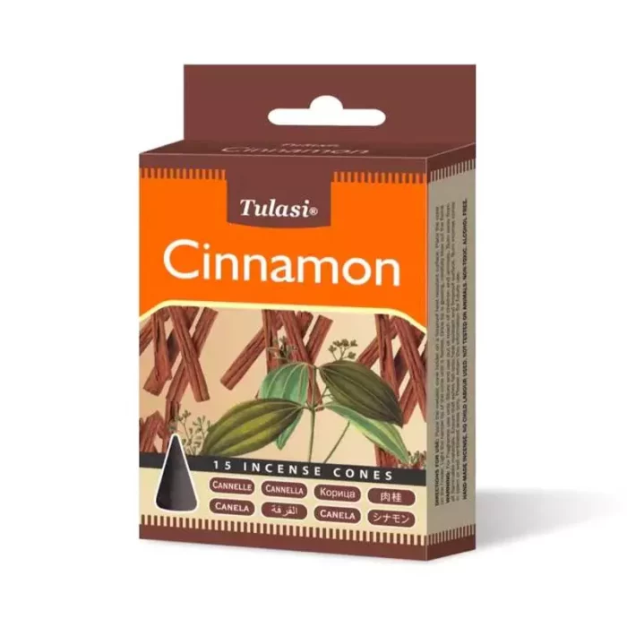 Благовония конусы Cinnamon, Tulasi, 15 шт