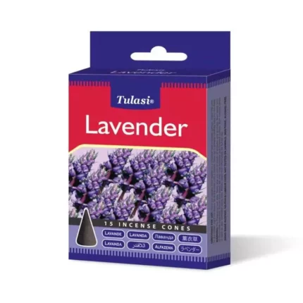 Благовония конусы Lavender, Tulasi, 15 шт