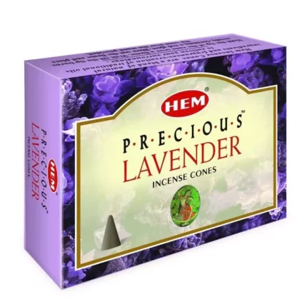 Благовония конусы Precious Lavender HEM 10 шт anastatica.ru Ароматы для дома
