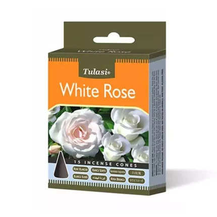 Благовония конусы White Rose, Tulasi, 15 шт