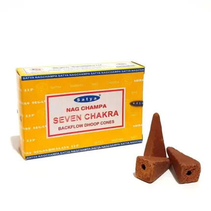 Благовония пирамидки с обратным дымом Backflow Assorted Satya 10 шт 12 упаковок anastatica.ru Ароматы для дома