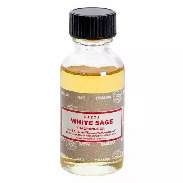 Эфирное масло Белый Шалфей, Fragrant Oil White Sage Satya 30 мл