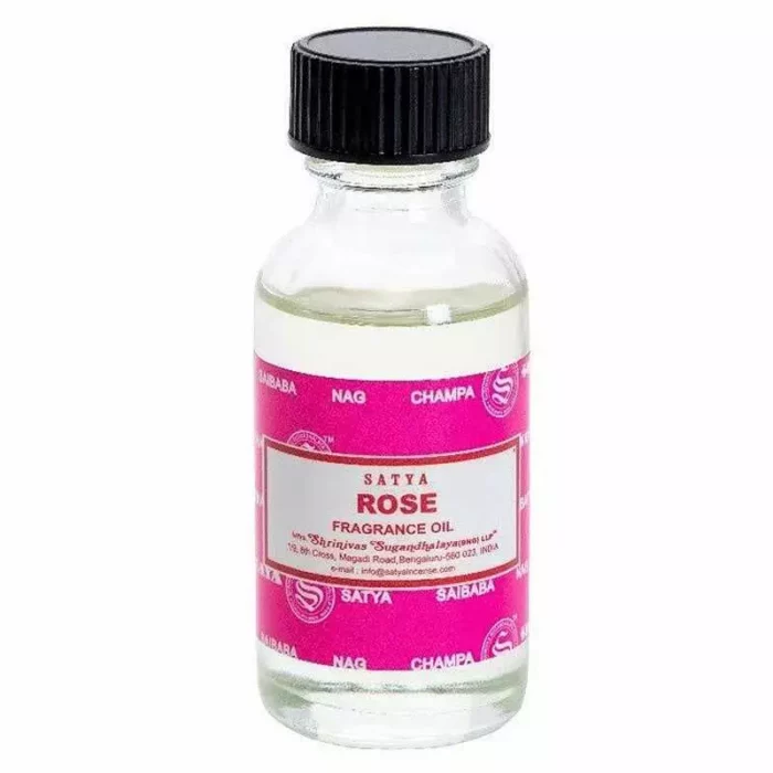 Эфирное масло Роза, Fragrant Oil Rose Satya 30 мл anastatica.ru Ароматерапия