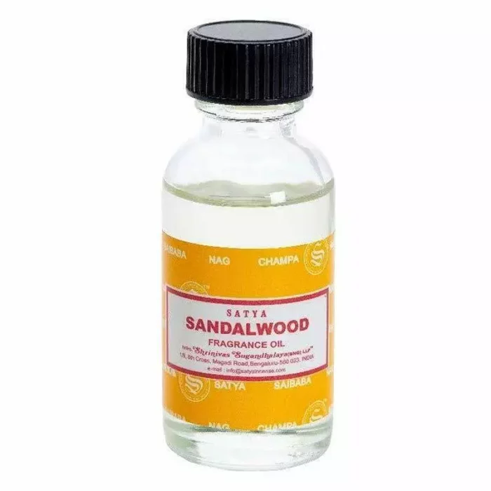 Эфирное масло Сандаловое дерево, Fragrant Oil Sandalwood Satya 30 мл anastatica.ru Ароматерапия