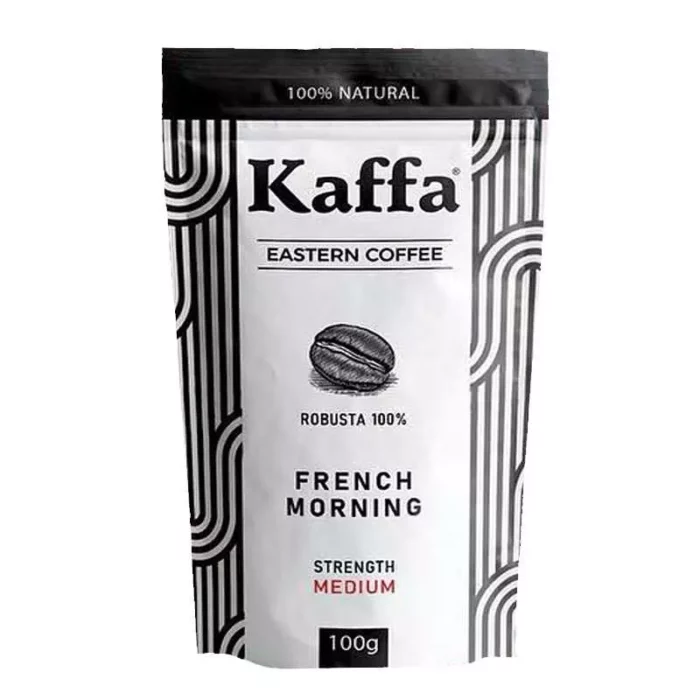 Кофе молотый French Morning Medium Робуста средней обжарки Kaffa 100 гр