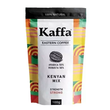 Кофе молотый Kenyan Mix Strong Средний Арабика-Робуста 50/50 Kaffa 100 гр anastatica.ru Продуктовая лавка