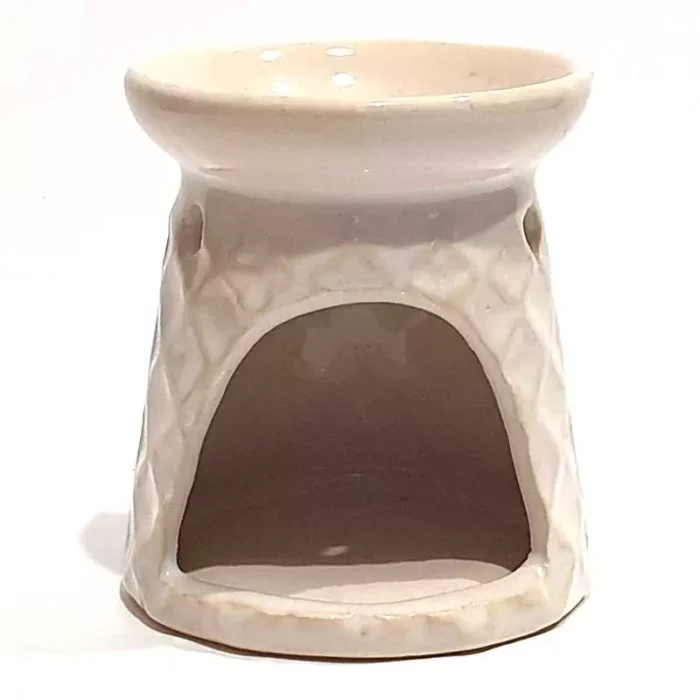 Скандинавия, Аромалампа керамика 8 см сливки