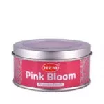 Свеча ароматическая Клубника со сливками Pink Bloom в подсвечнике 4 х 8 см 100 гр
