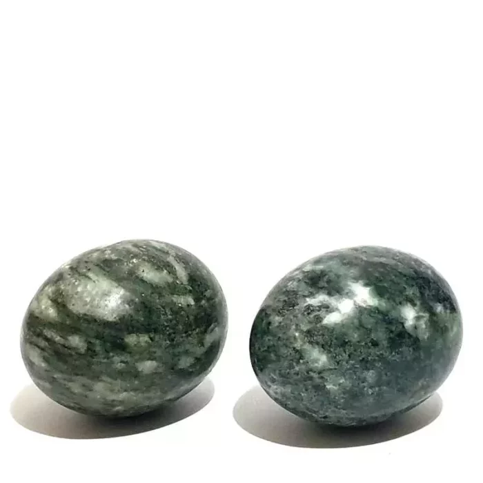 Яйца массажные каменные 45 мм геккон