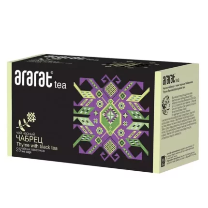 Чай черный Чабрец с Байховым черным чаем Ararat tea 25 пак anastatica.ru Продуктовая лавка