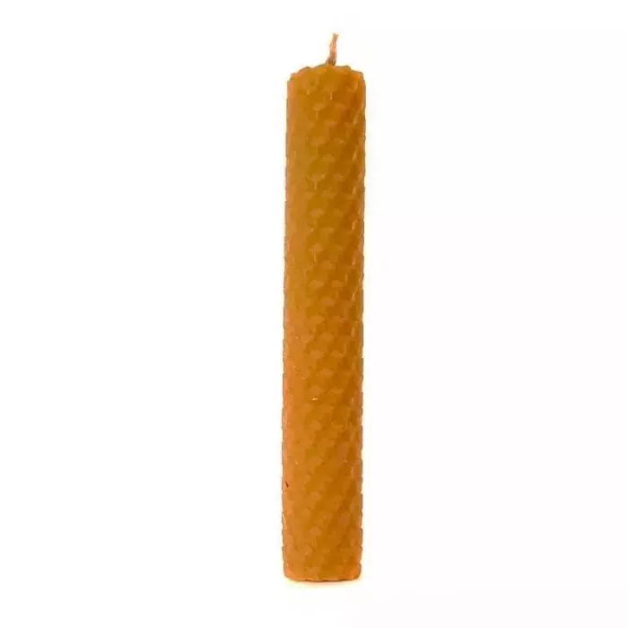 Чакрально - Медитативная свеча вощина 13 см