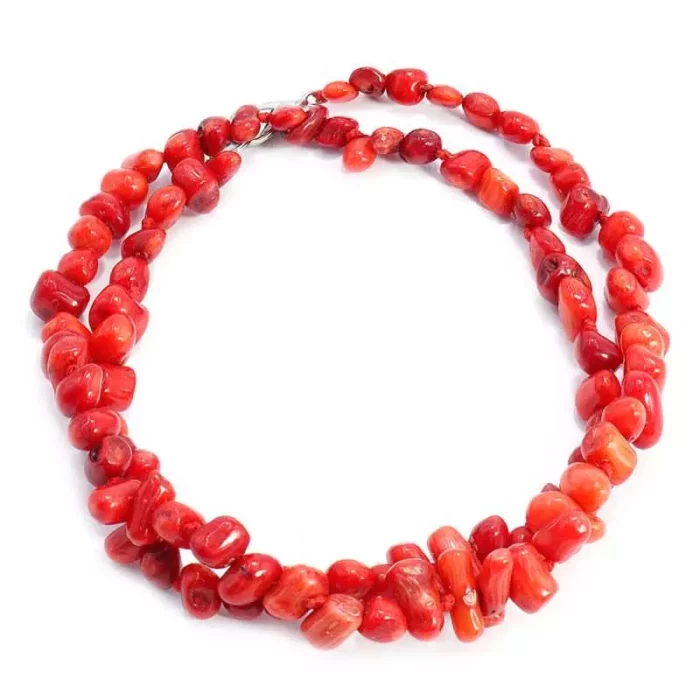 Коралл рубиновый Бусы №1 Натуральный камень привлекают энергию счастья помогают привлечь любовь 42 см