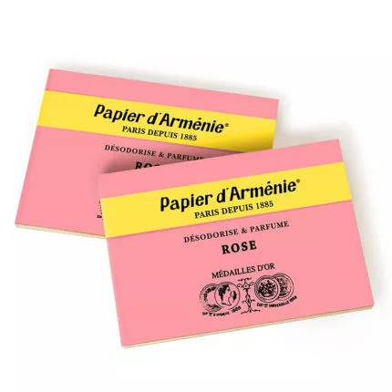 Благовония Армянская бумага блокнот Роза Papier d'Arménie Rose