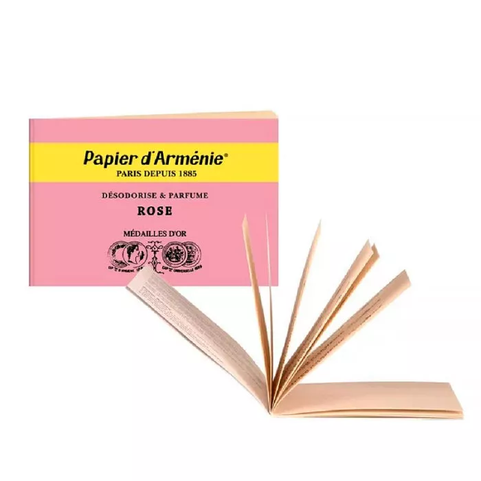 Благовония Армянская бумага блокнот Роза Papier d'Arménie Rose