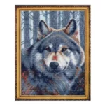 Постер Алмазная мозаика Волк 40 х 50 см