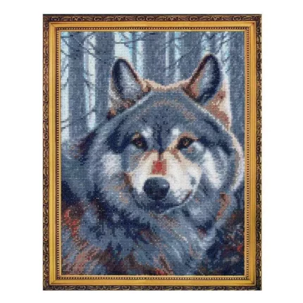 Постер Алмазная мозаика Волк 40 х 50 см anastatica.ru Картины, постеры