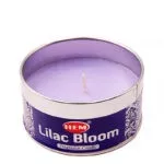 Свеча ароматическая Цветок сирени Lilac Bloom в подсвечнике 4 х 8 см 100 гр