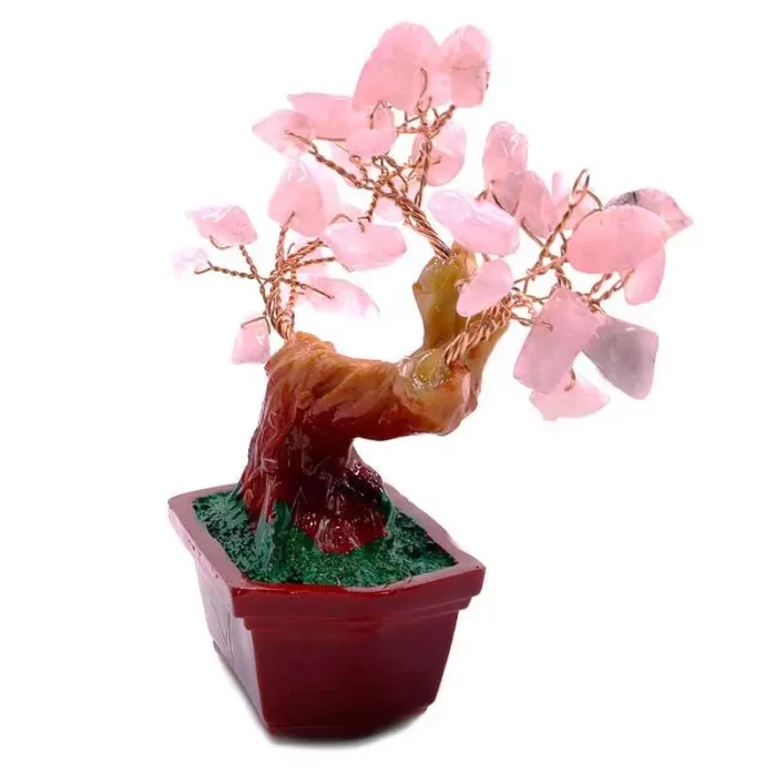 Дерево счастья Розовый кварц 11 см