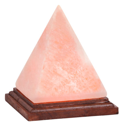 Солевая лампа Пирамида из розовой гималайской соли 15 х 19 х 15 см anastatica.ru Васту Шастра