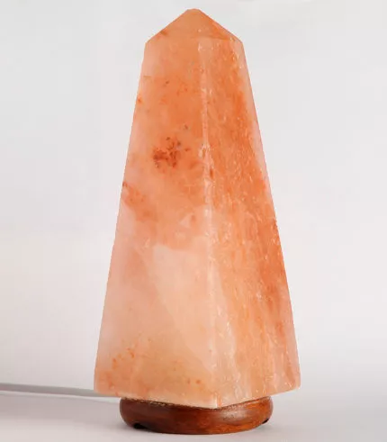 Солевая лампа Обелиск из розовой гималайской соли 10 х 27 х 10 см