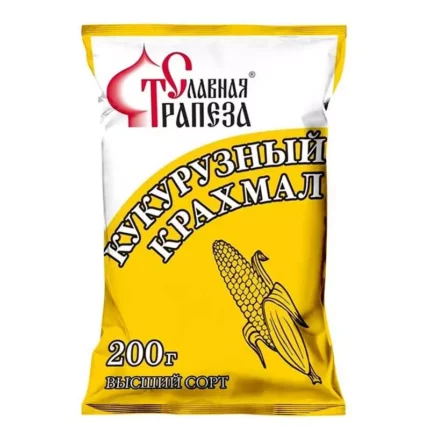 Крахмал кукурузный Славная Трапеза в/с 200 гр
