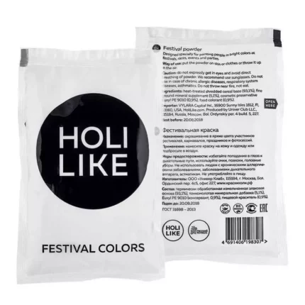 Краски Холи Festival colors Holi Like 100 г белые