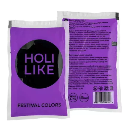 Краски Холи Festival colors Holi Like 100 г фиолетовые