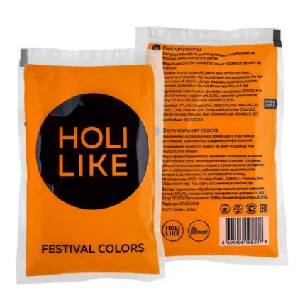 Краски Холи Festival colors Holi Like 100 г оранжевые