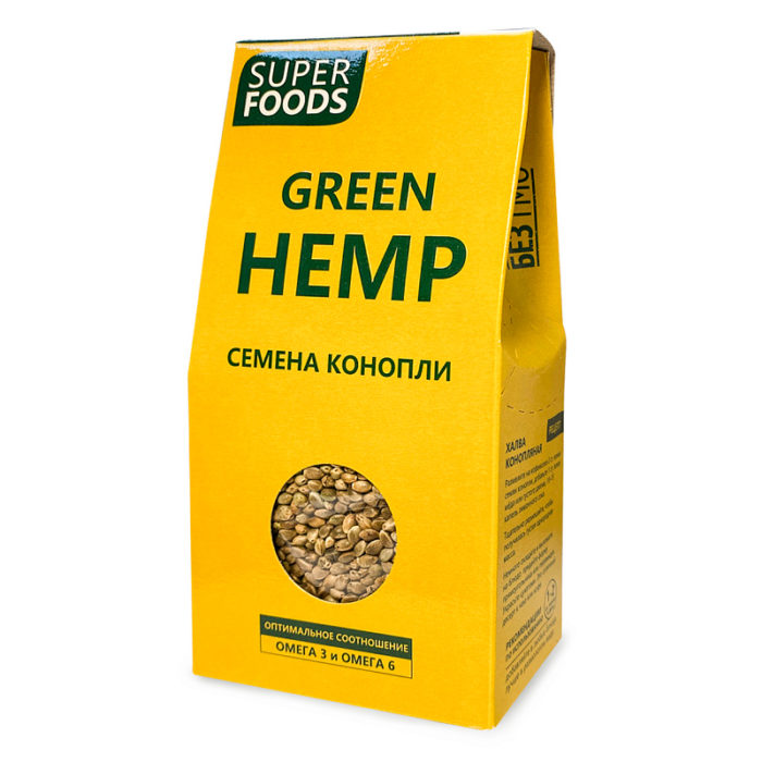 Семена конопли Green Hemp Компас Здоровья 150 гр