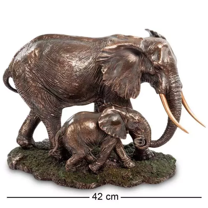 Слон с детенышем cтатуэтка WS-772
