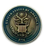 Сувенирная монета 1788 Georgia 24.3 х 1.7 мм