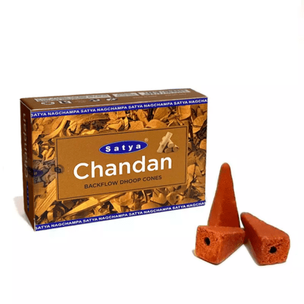 Благовония пирамидки с обратным дымом Backflow Chandan Satya